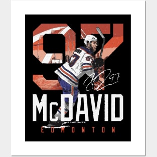 Connor McDavid Edmonton Landmark Posters and Art